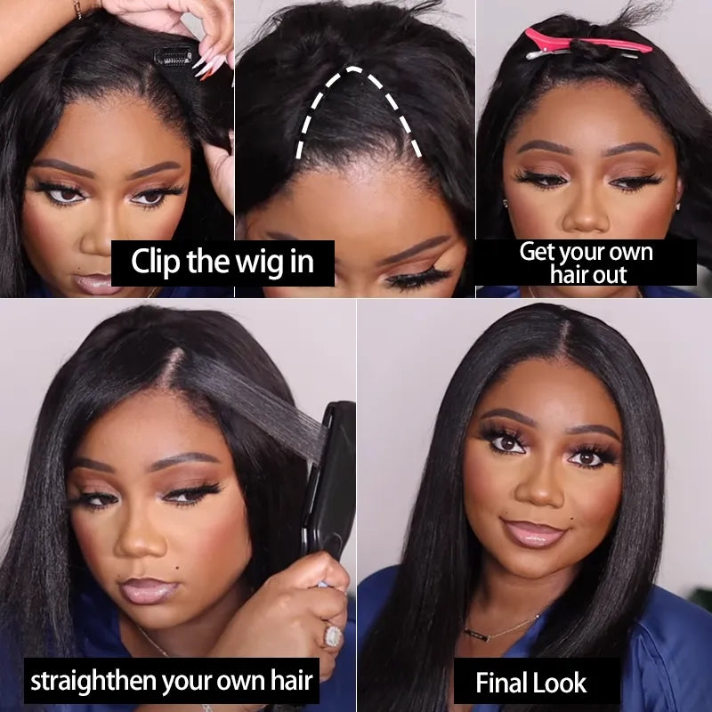 V-part wig